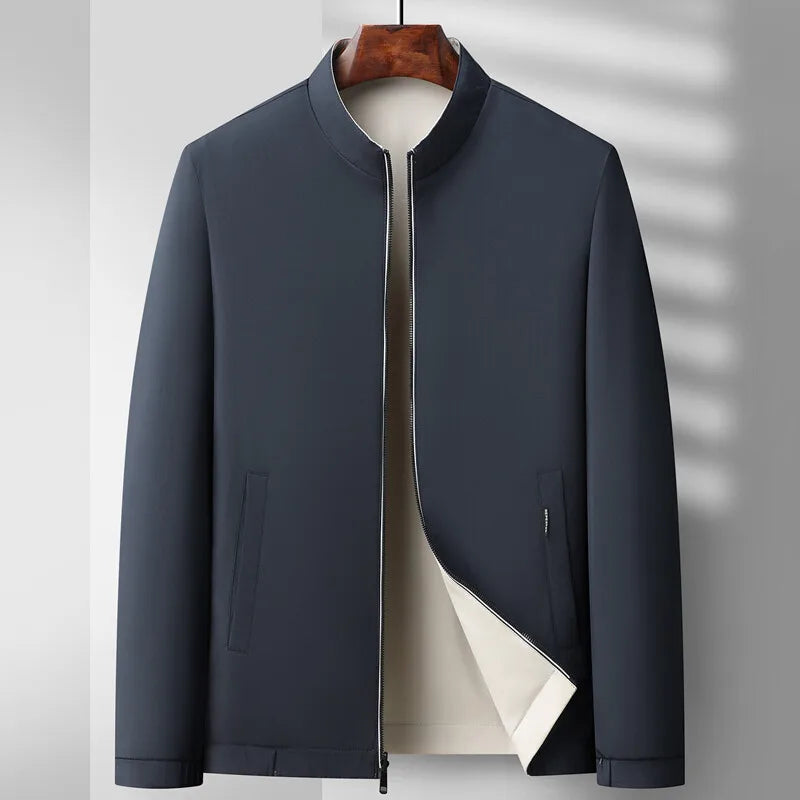 Blouson aviateur élégant Fermeture éclair Design classique
