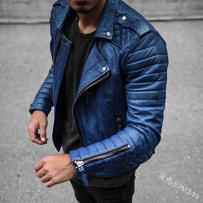 Blouson en cuir élégant style Taylor