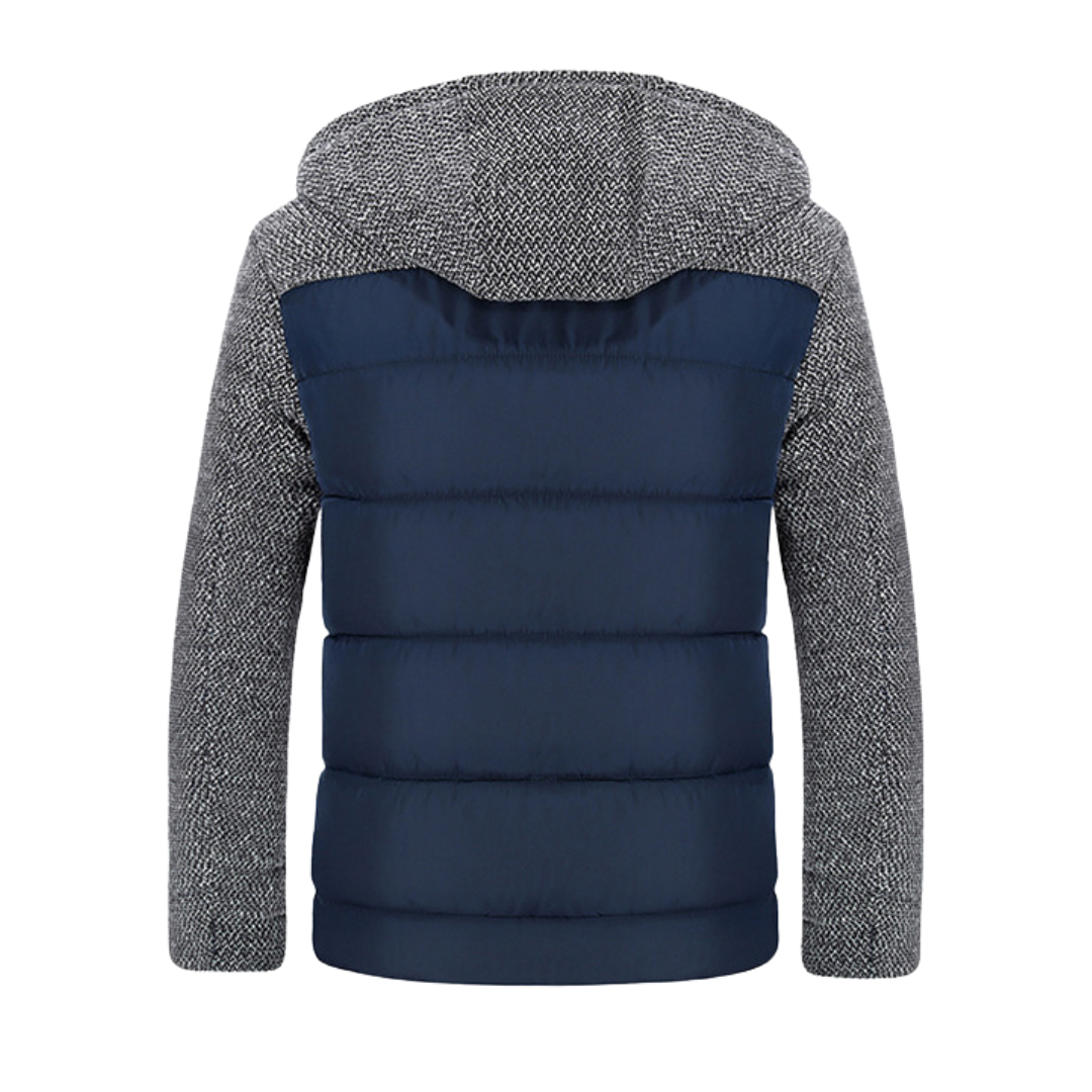 Herbstjacke Gefüttert Mit Kapuze Warm - IdealeKleiden