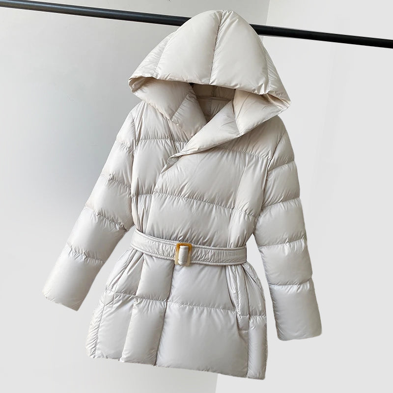 Doudoune femme chaude à capuche élégante
