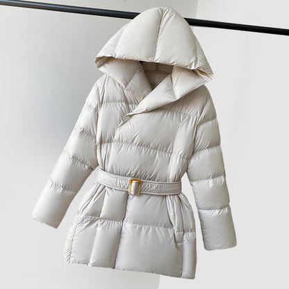 Doudoune femme chaude à capuche élégante