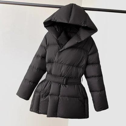 Doudoune femme chaude à capuche élégante