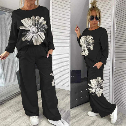Frühjahr Outfit 2-teilig Elegant Damenschuhe - IdealeKleiden