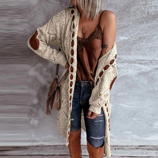 Cardigan élégant à capuche pour femmes