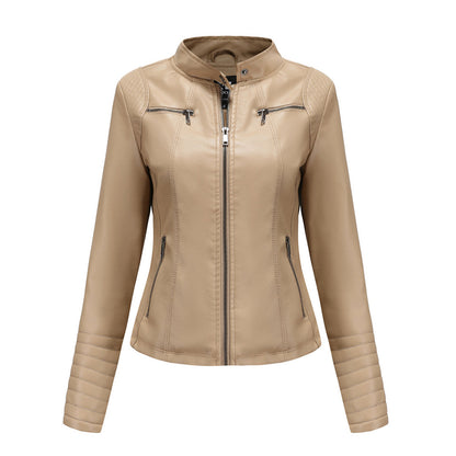 Veste en cuir femme design tendance automne