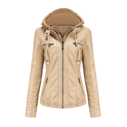 Automne Veste en cuir style tendance pour femme