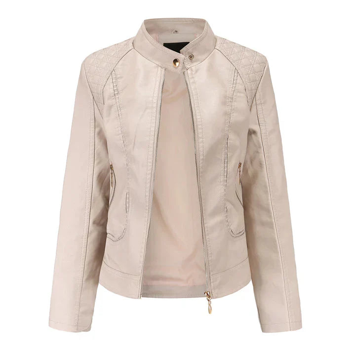 Alda - Blouson en cuir Modern Chic