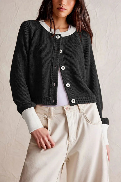 Cardigan long manches longues tendance pour femme