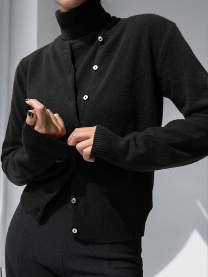 Ensemble tricoté femme : cardigan et pull chauds