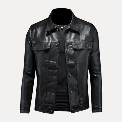 Blouson en cuir tendance - Style aventurier