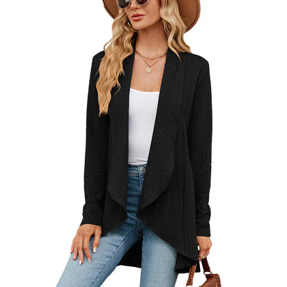 Cardigan femme ouvert élégant Aurora