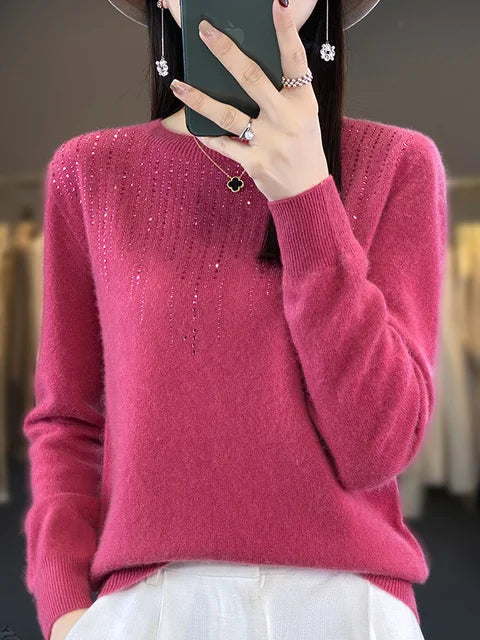 Pull scintillant pour femme chaud et tendance