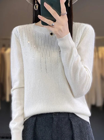 Pull scintillant pour femme chaud et tendance