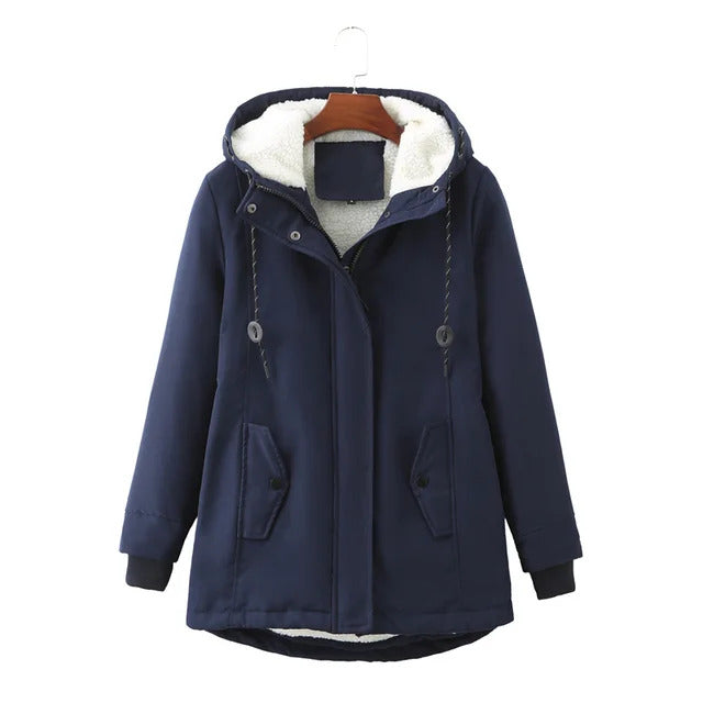 Manteau à capuche femme Hiver Chic & Intemporel