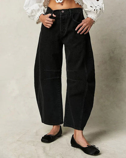 Moderne Damen Jeans Mid Rise Stil - IdealeKleiden