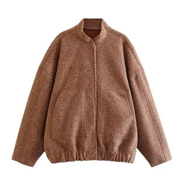 Bomber oversize femme