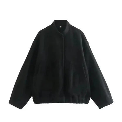 Bomber oversize femme