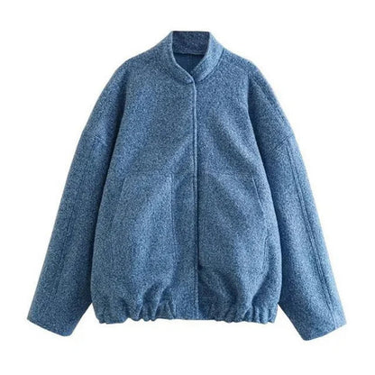 Bomber oversize femme