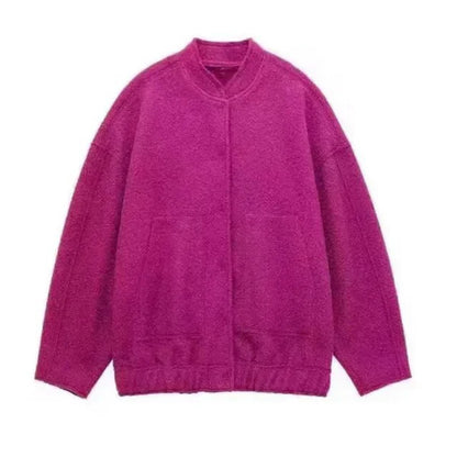 Bomber oversize femme