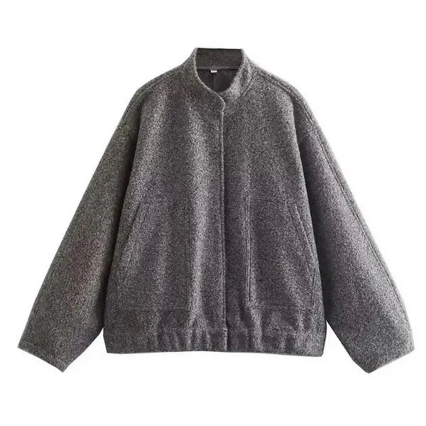 Bomber oversize femme