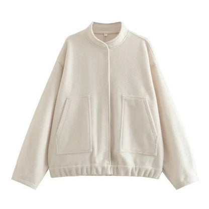 Bomber oversize femme