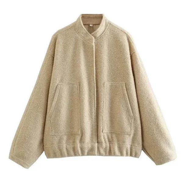 Bomber oversize femme
