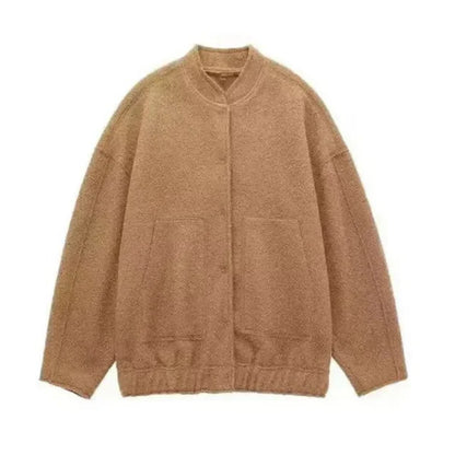Bomber oversize femme