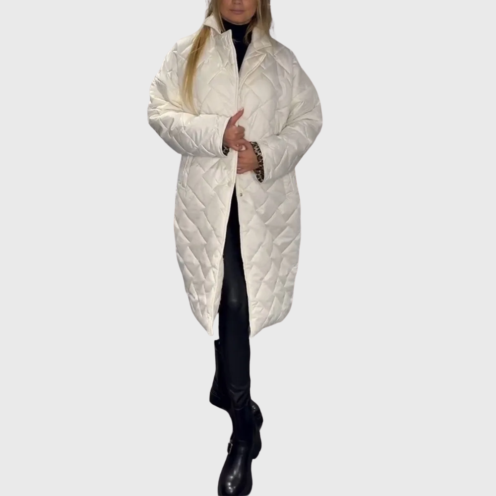 Veste d'hiver élégante pour femme rembourrée chaude