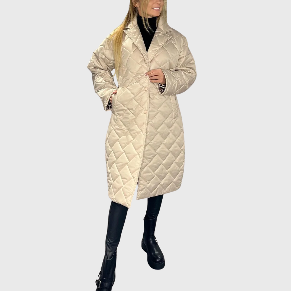 Veste d'hiver élégante pour femme rembourrée chaude