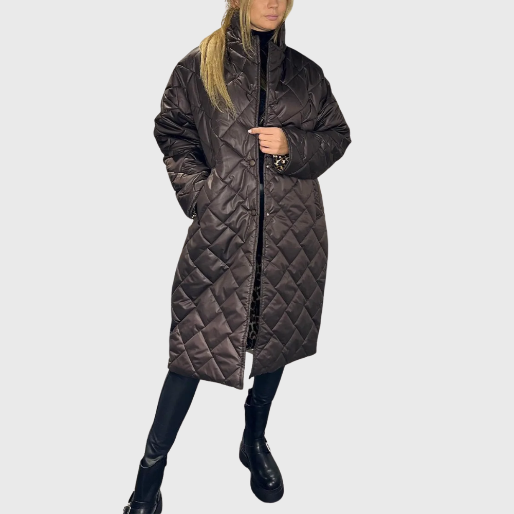 Veste d'hiver élégante pour femme rembourrée chaude