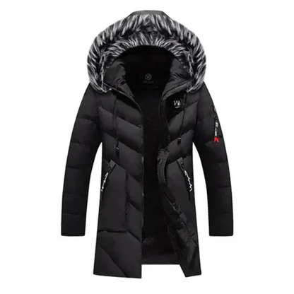 Veste d'hiver homme à capuche légère isolée
