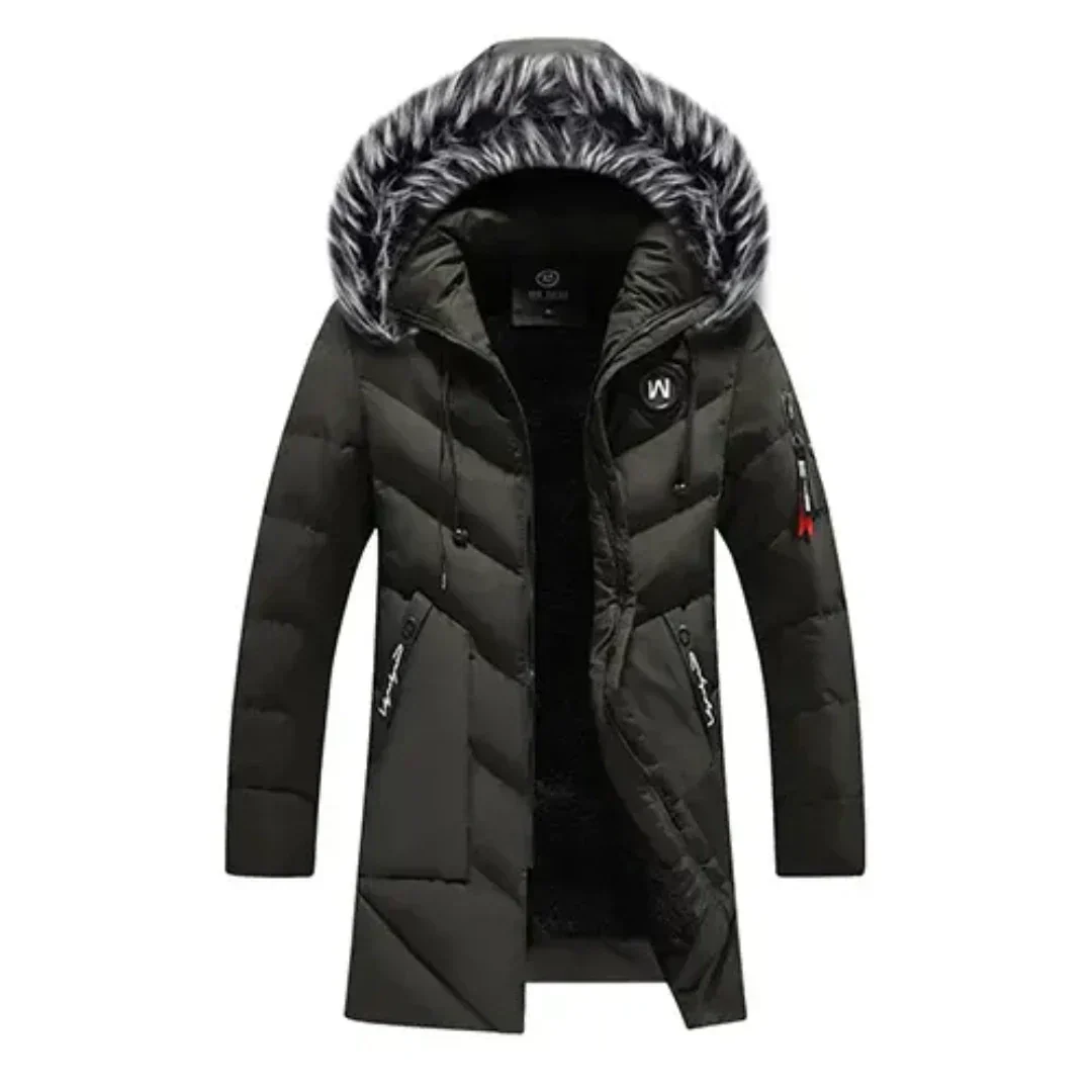 Veste d'hiver homme à capuche légère isolée