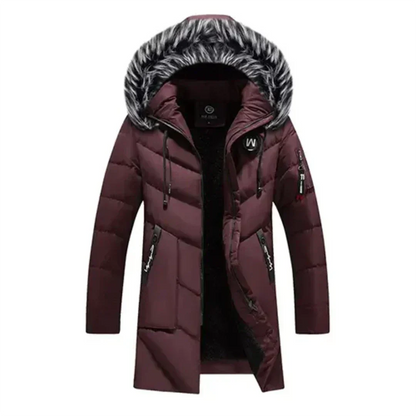 Veste d'hiver homme à capuche légère isolée