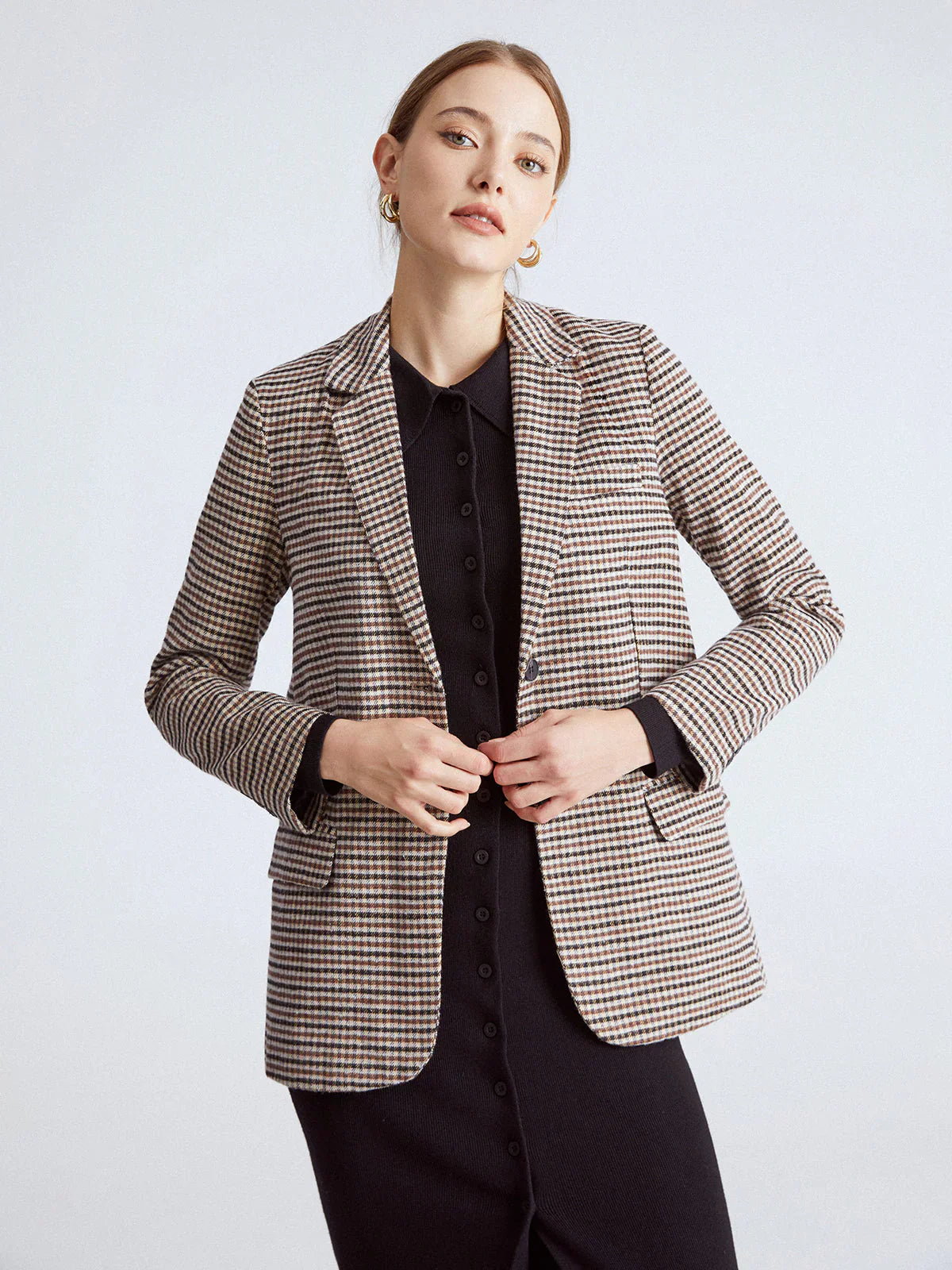 Veste chic en tweed pour femme