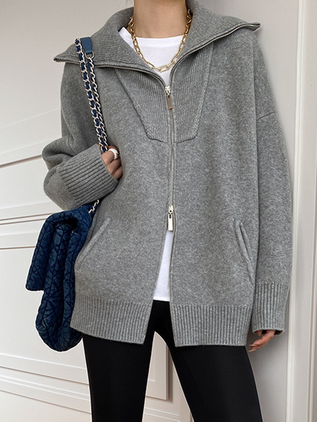 Gilet élégant pour homme avec col
