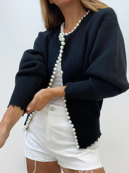 Vivien Cardigan Femme Bijoux Fantaisie Élégant