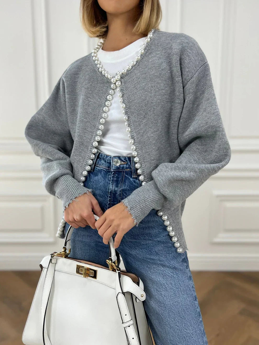 Vivien Cardigan Femme Bijoux Fantaisie Élégant