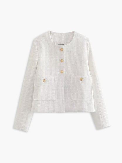Veste en tweed élégante Design raffiné