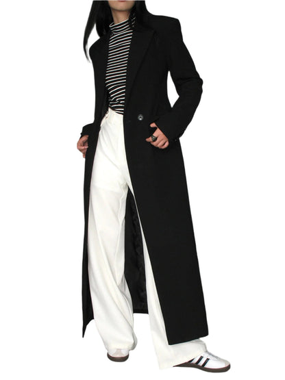 Élégant long manteau pour femme Chic intemporel