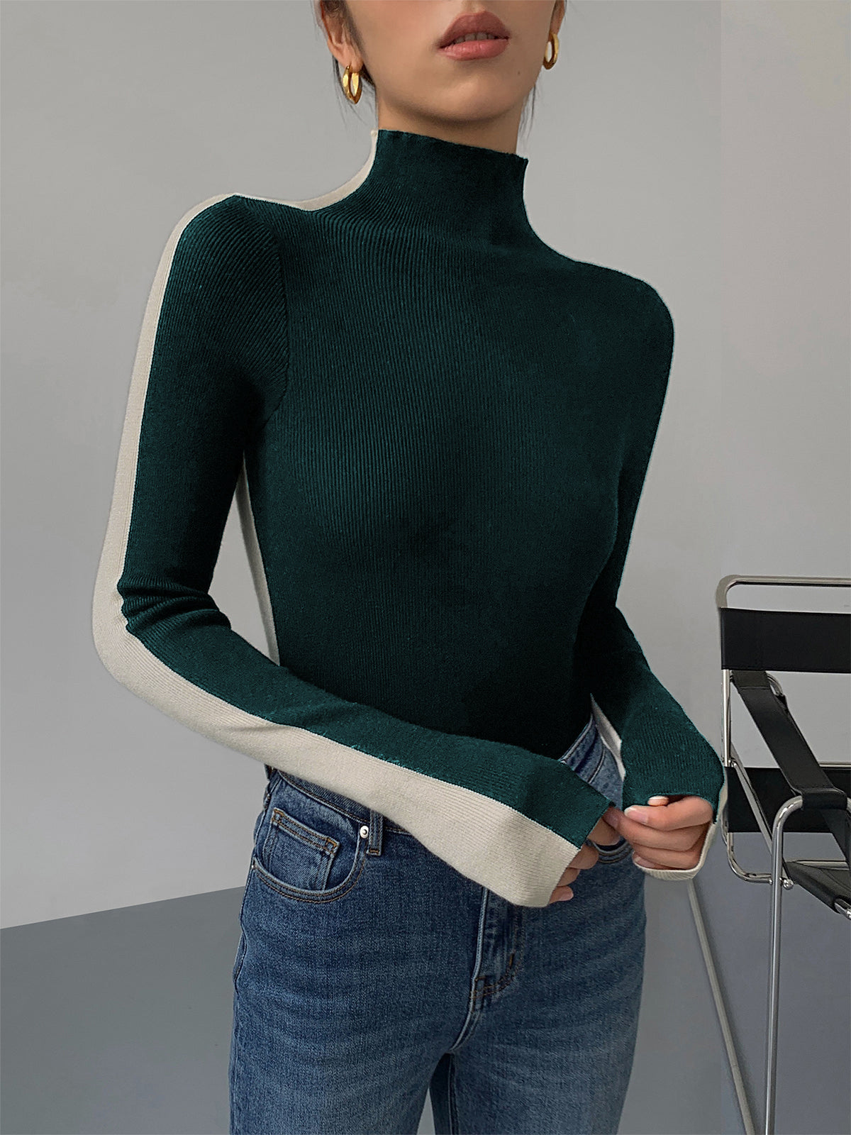 Débardeur en maille pratique 2-en-1 couleurs