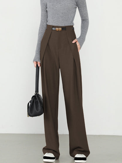 Pantalon femme sur mesure coupe slim élégante