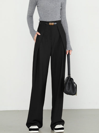 Pantalon femme sur mesure coupe slim élégante