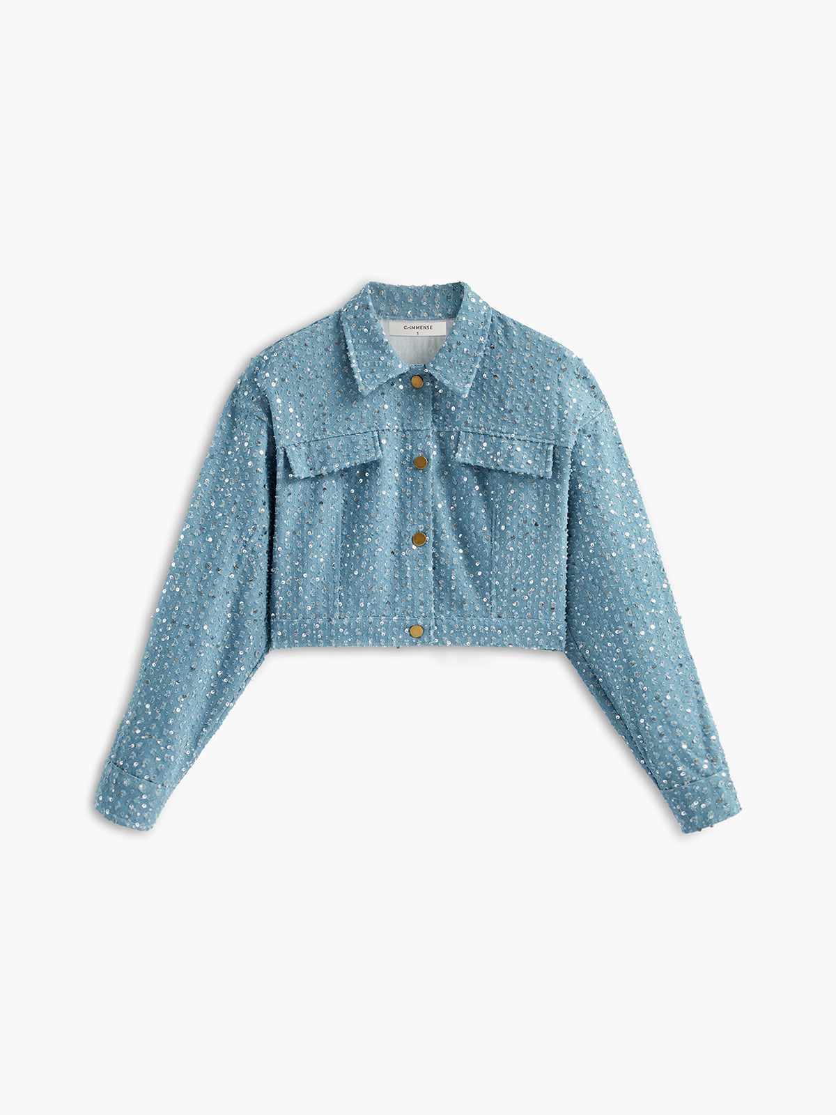 Veste courte femme élégante à décor