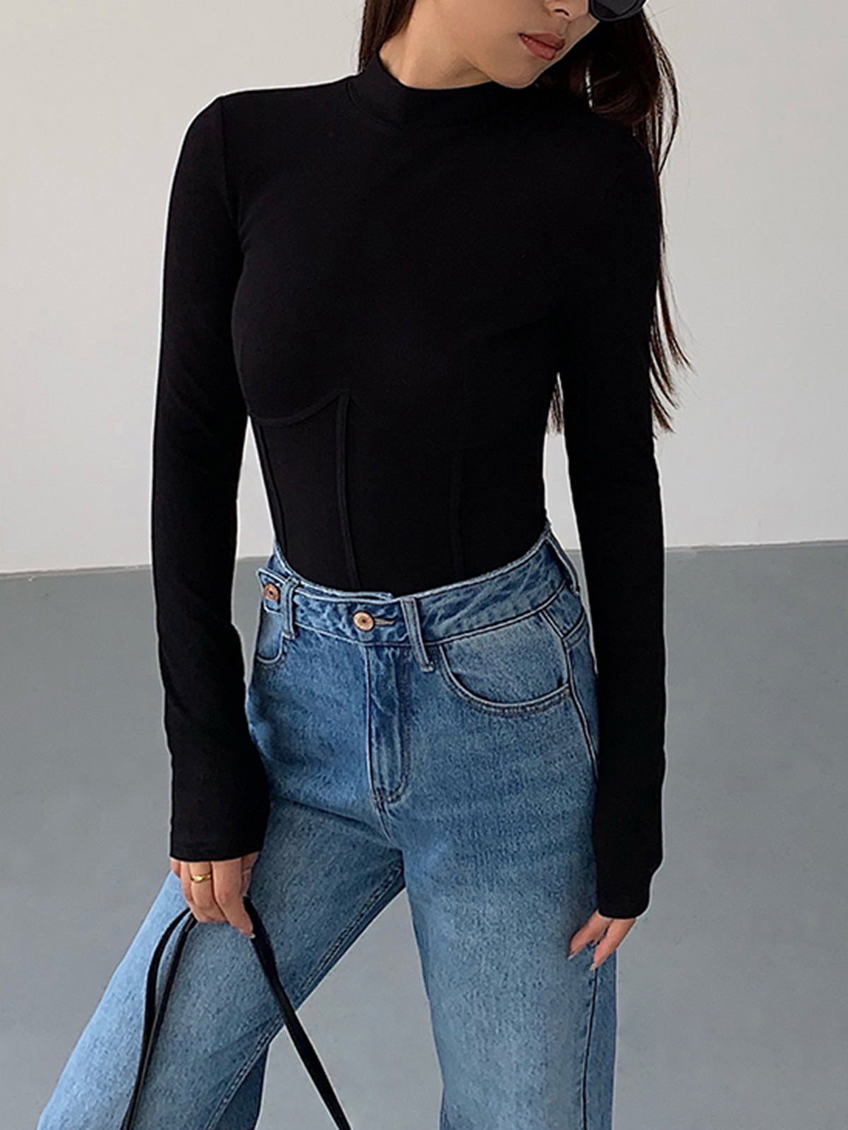 T-shirt élégant pour femme coupe slim