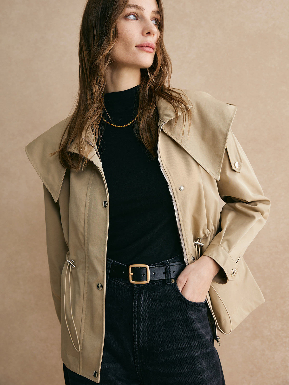 Trench-coat classique pour femme Coupe élégante