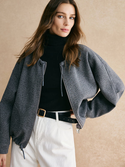 Veste zippée tendance pour femme