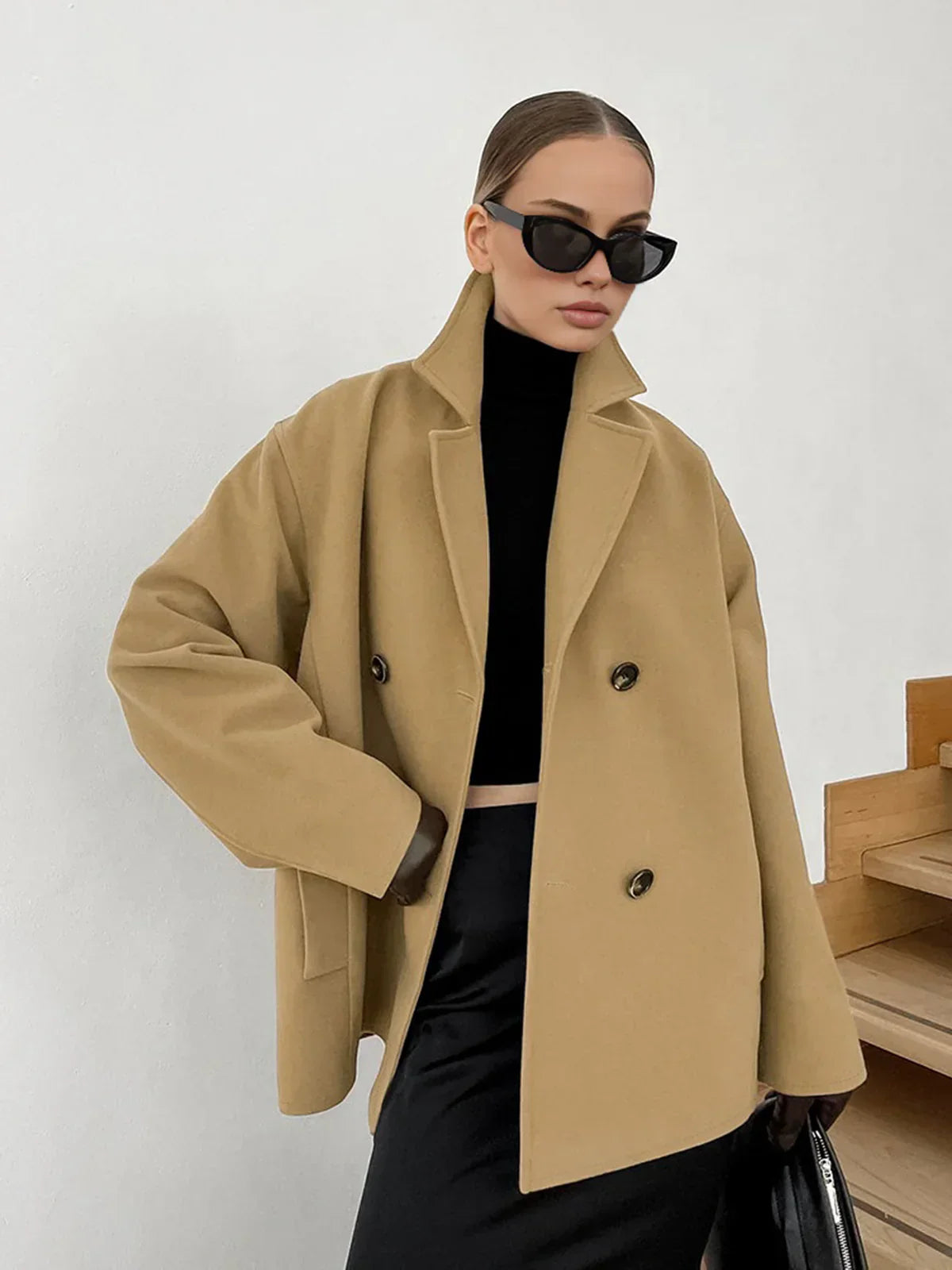 Écharpe femme taupe chaude élégante
