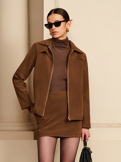 Veste zippée tendance et rembourrée