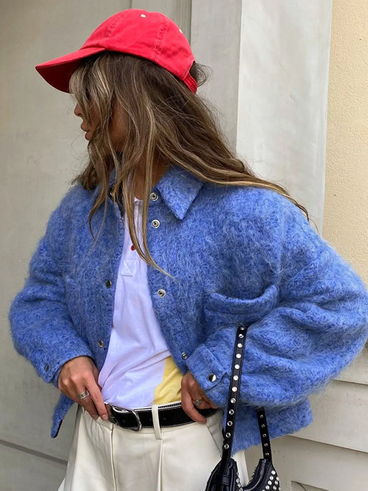 Veste élégante pour femme Fermeture boutonnée Élégante