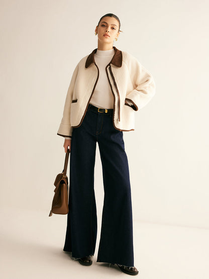 Veste douce Minky pour femme